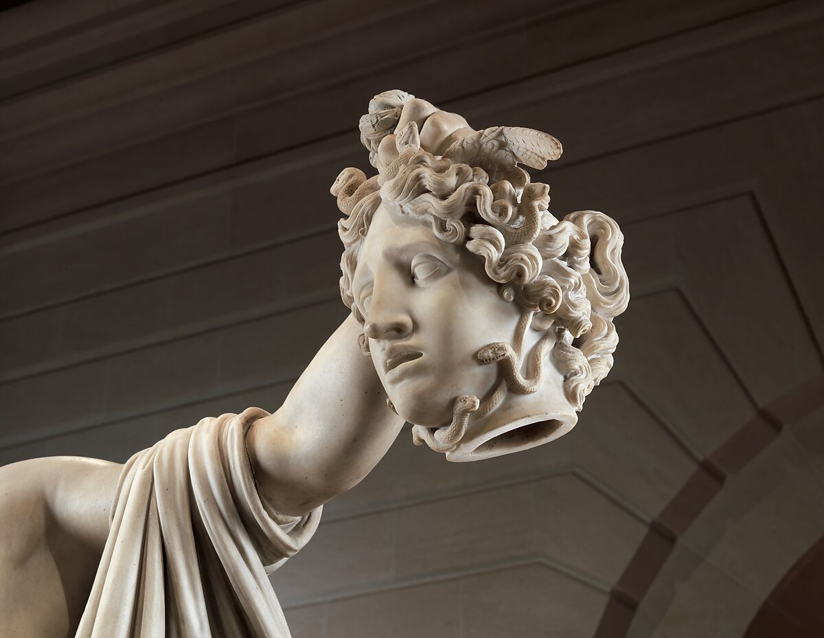Perseus with the Head of Medusa, Antonio Canova (Italian, Possagno 1757–1822 Venice), Marble, Italian, Rome